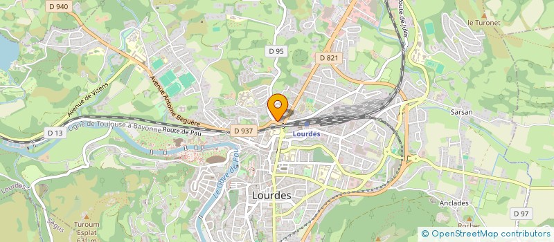 localisation de l'entreprise MONSIEUR LAURENT DULAU  LOURDES