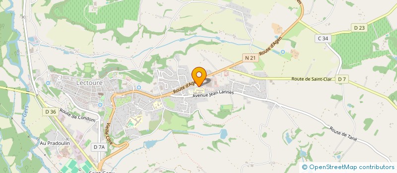 localisation de l'entreprise MONSIEUR LAURENT DULUC  LECTOURE