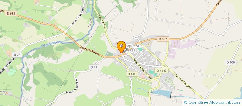localisation de l'entreprise MONSIEUR LAURENT DUMAS à BOULOGNE-SUR-GESSE
