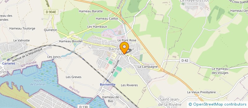 localisation de l'entreprise MONSIEUR LAURENT DUMAS  BARNEVILLE-CARTERET