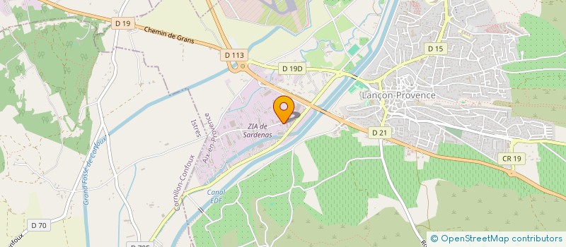 localisation de l'entreprise MONSIEUR LAURENT DUMAS  LANCON-PROVENCE