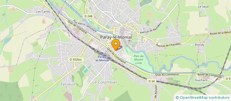 localisation de l'entreprise MONSIEUR LAURENT DUMEUSOIS à PARAY-LE-MONIAL