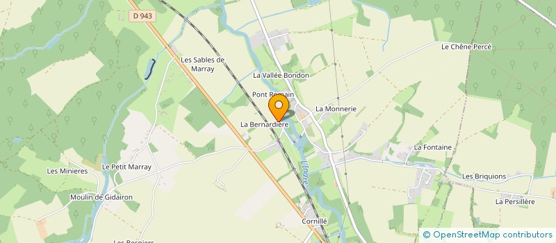 localisation de l'entreprise MONSIEUR LAURENT DUMON  CHAMBOURG-SUR-INDRE