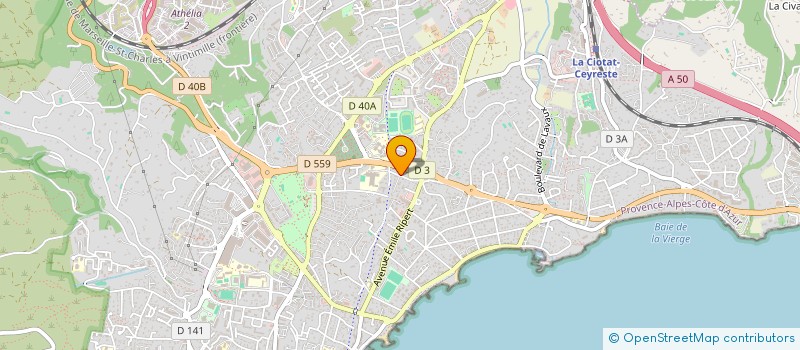 localisation de l'entreprise MONSIEUR LAURENT DUMONT  LA CIOTAT