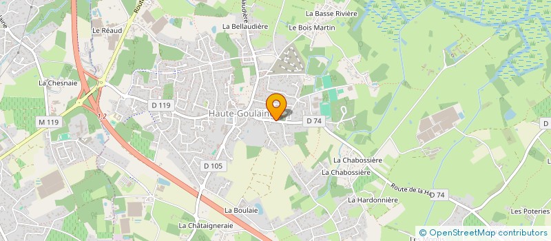 localisation de l'entreprise MONSIEUR LAURENT DUONG à HAUTE-GOULAINE