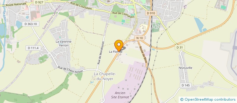 localisation de l'entreprise MONSIEUR LAURENT DUPIEUX à LA CHAPELLE-DU-NOYER