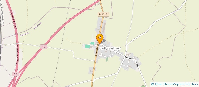 localisation de l'entreprise MONSIEUR LAURENT DUPONT  SAILLY-SAILLISEL