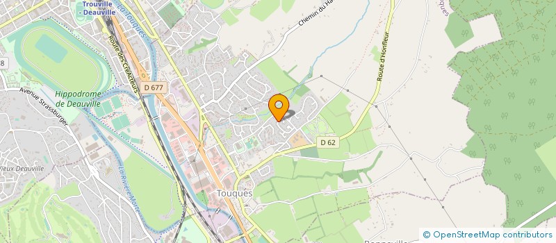 localisation de l'entreprise MONSIEUR LAURENT DUPONT  TOUQUES