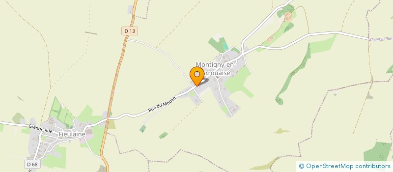 localisation de l'entreprise MONSIEUR LAURENT DUPONT  FIEULAINE