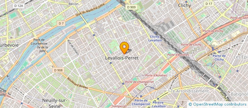 localisation de l'entreprise MONSIEUR LAURENT DUPONT à LEVALLOIS-PERRET