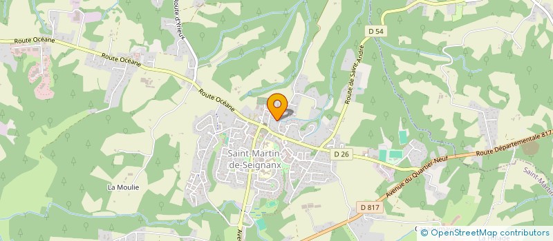 localisation de l'entreprise MONSIEUR LAURENT DUPRE  SAINT-MARTIN-DE-SEIGNANX