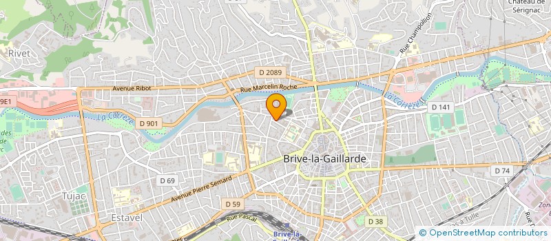 localisation de l'entreprise MONSIEUR LAURENT DUPUY à BRIVE-LA-GAILLARDE