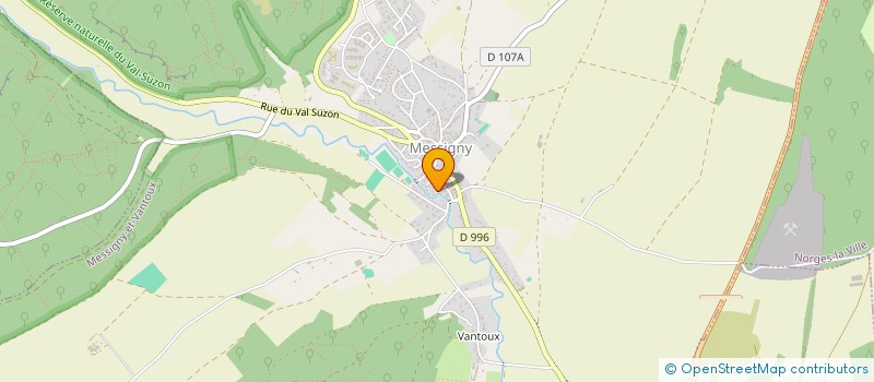 localisation de l'entreprise MONSIEUR LAURENT DUQUESNE  MESSIGNY-ET-VANTOUX