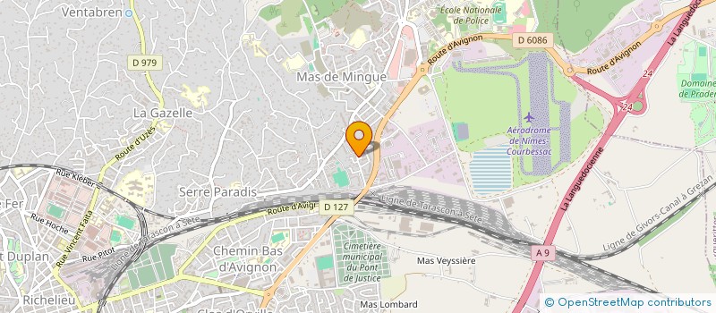 localisation de l'entreprise MONSIEUR LAURENT DURAND  NIMES