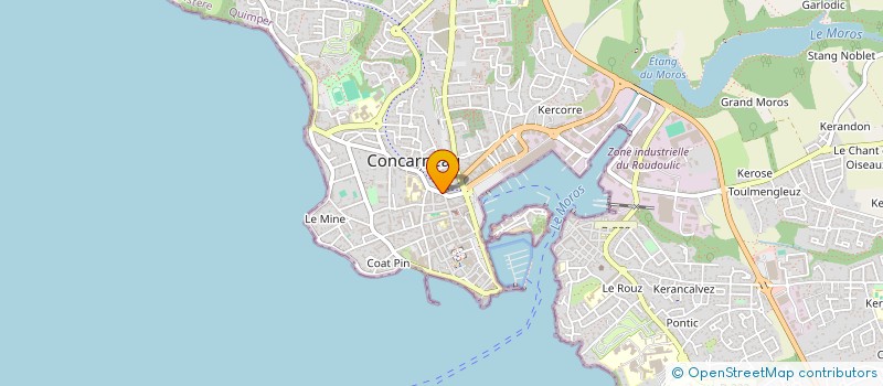 localisation de l'entreprise MONSIEUR LAURENT DURAND à CONCARNEAU