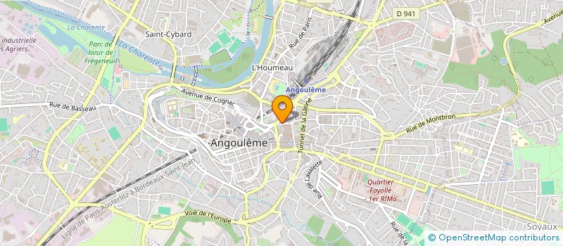 localisation de l'entreprise MONSIEUR LAURENT DURET à ANGOULEME