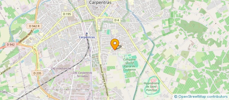 localisation de l'entreprise MONSIEUR LAURENT DURIEUX à CARPENTRAS