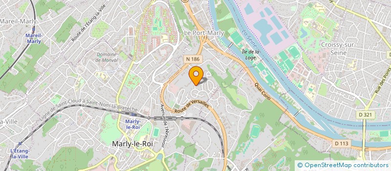 localisation de l'entreprise MONSIEUR LAURENT DURY  LE PORT-MARLY