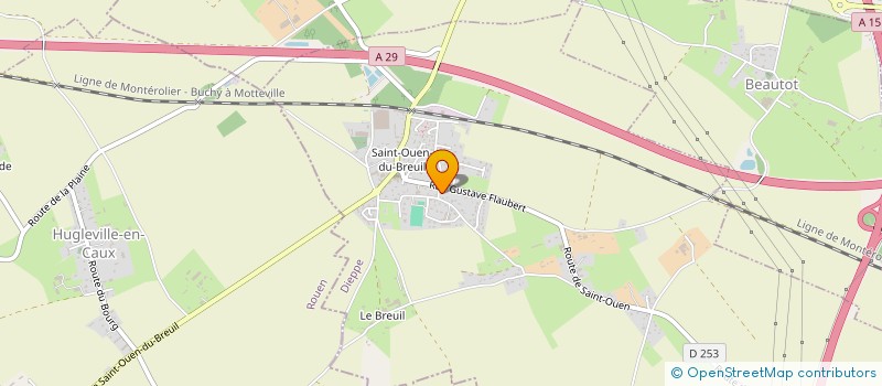 localisation de l'entreprise MONSIEUR LAURENT DUTARTRE  SAINT-OUEN-DU-BREUIL