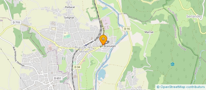 localisation de l'entreprise MONSIEUR LAURENT DUTERTRE  BRASSAC-LES-MINES