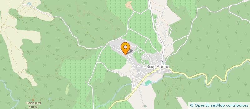 localisation de l'entreprise MONSIEUR LAURENT DUTHOO  BRUE-AURIAC