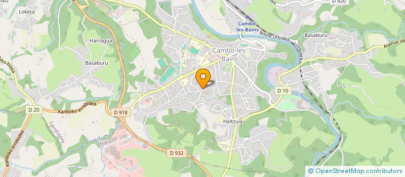 localisation de l'entreprise MONSIEUR LAURENT DUTOIT à CAMBO-LES-BAINS