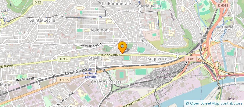 localisation de l'entreprise MONSIEUR LAURENT DUTRAIT à LE HAVRE