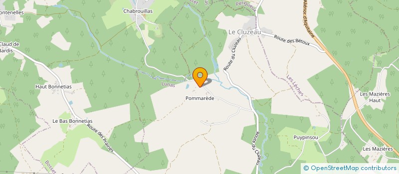 localisation de l'entreprise MONSIEUR LAURENT DUTREUILH-LAGARDE  LUNAS