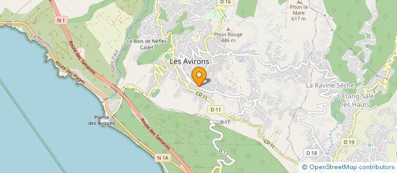 localisation de l'entreprise MONSIEUR LAURENT DUTROUILH à LES AVIRONS