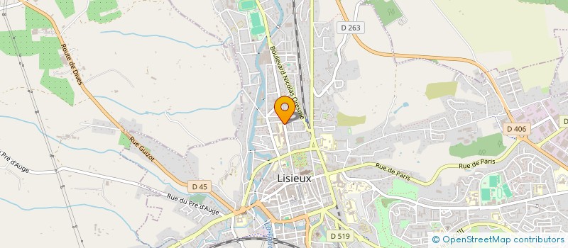 localisation de l'entreprise MONSIEUR LAURENT DUVAL  LISIEUX