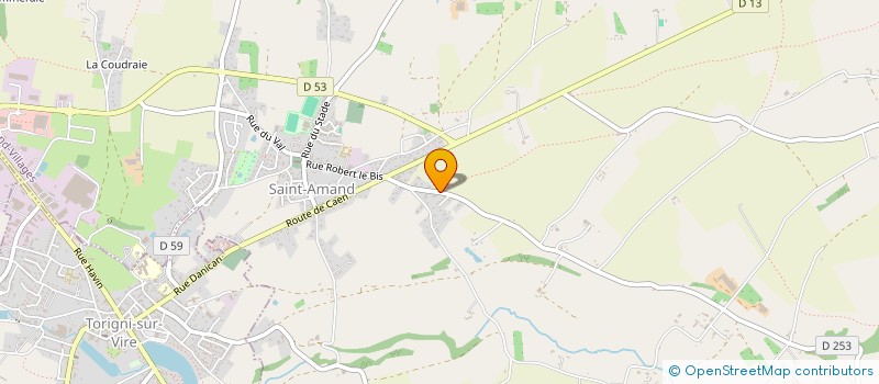 localisation de l'entreprise MONSIEUR LAURENT DUVAL  SAINT-AMAND-VILLAGES