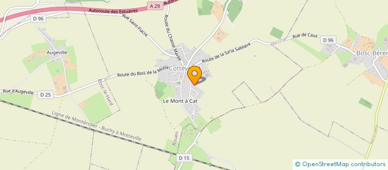 localisation de l'entreprise MONSIEUR LAURENT DUVIVIER à COTTEVRARD