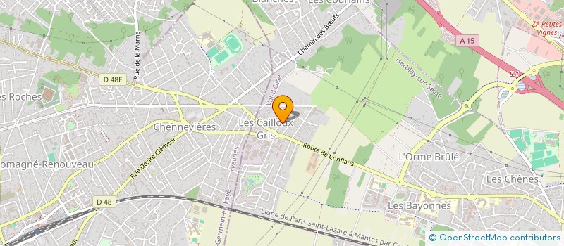 localisation de l'entreprise MONSIEUR LAURENT DUVIVIER  HERBLAY-SUR-SEINE