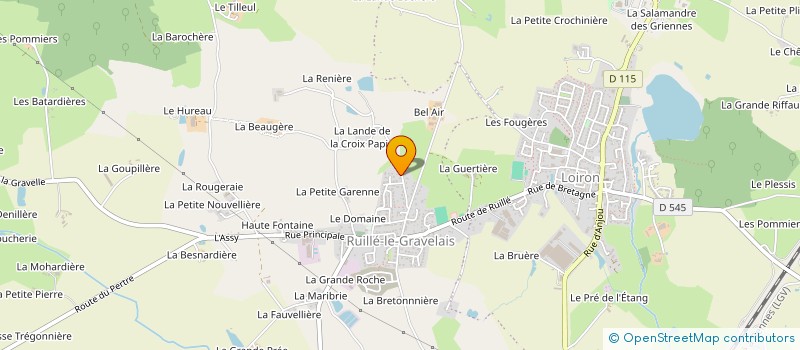 localisation de l'entreprise MONSIEUR LAURENT DY  LOIRON-RUILLE