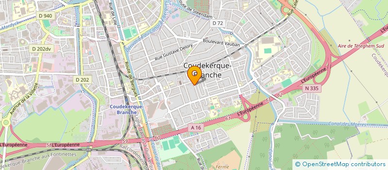 localisation de l'entreprise MONSIEUR LAURENT DYCKE  COUDEKERQUE-BRANCHE