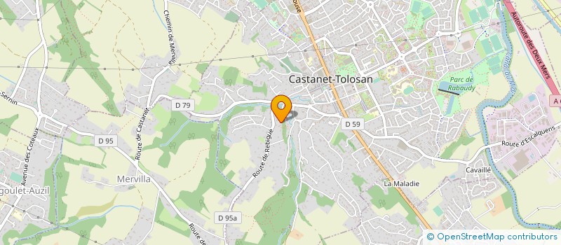 localisation de l'entreprise MONSIEUR LAURENT DYSSLI à CASTANET-TOLOSAN