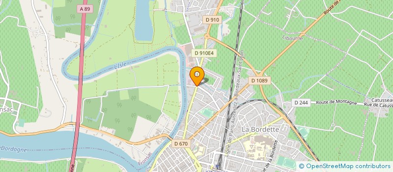 localisation de l'entreprise MONSIEUR LAURENT EGRETAUD  LIBOURNE