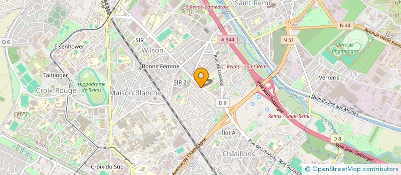 localisation de l'entreprise MONSIEUR LAURENT EL-YOUSSEF  REIMS