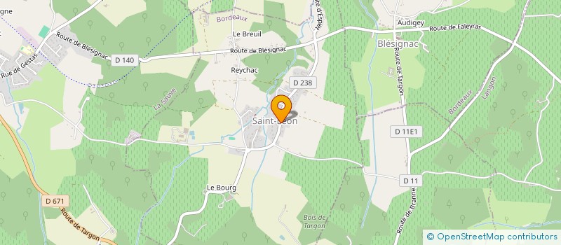 localisation de l'entreprise MONSIEUR LAURENT ELIE à SAINT-LEON