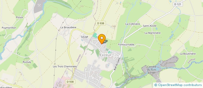 localisation de l'entreprise MONSIEUR LAURENT ELIE  EXIREUIL