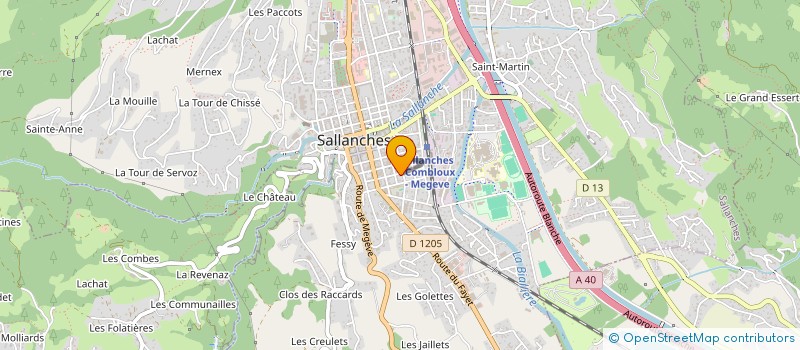 localisation de l'entreprise MONSIEUR LAURENT ELKAIM à SALLANCHES