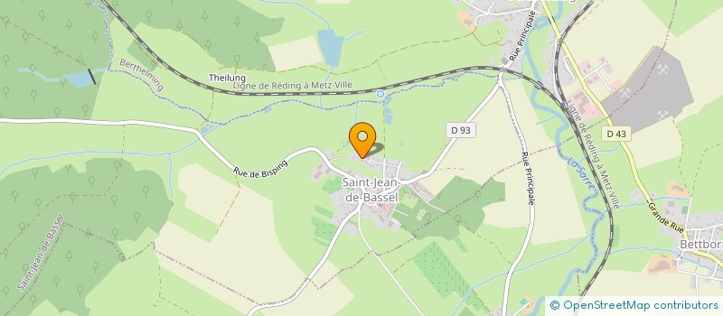 localisation de l'entreprise MONSIEUR LAURENT ELMERICH  SAINT-JEAN-DE-BASSEL