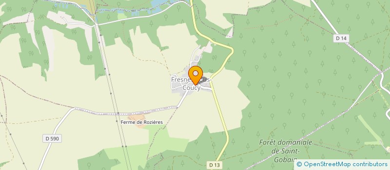 localisation de l'entreprise MONSIEUR LAURENT ELOI  LEUILLY-SOUS-COUCY