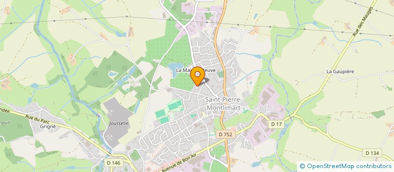 localisation de l'entreprise MONSIEUR LAURENT EMERIAU à MONTREVAULT-SUR-EVRE