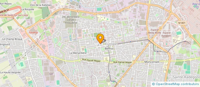 localisation de l'entreprise MONSIEUR LAURENT ENAMA EVENGUE  TOURS