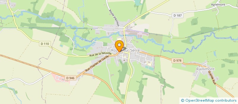 localisation de l'entreprise MONSIEUR LAURENT ERCKELBOUDT  ROZOY-SUR-SERRE