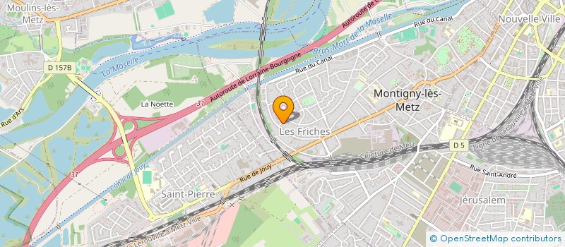 localisation de l'entreprise MONSIEUR LAURENT ERLINGER à MONTIGNY-LES-METZ