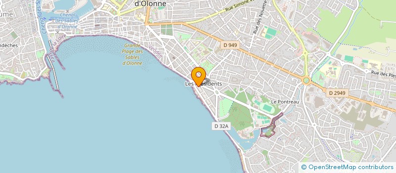 localisation de l'entreprise MONSIEUR LAURENT ESCODA à LES SABLES D'OLONNE