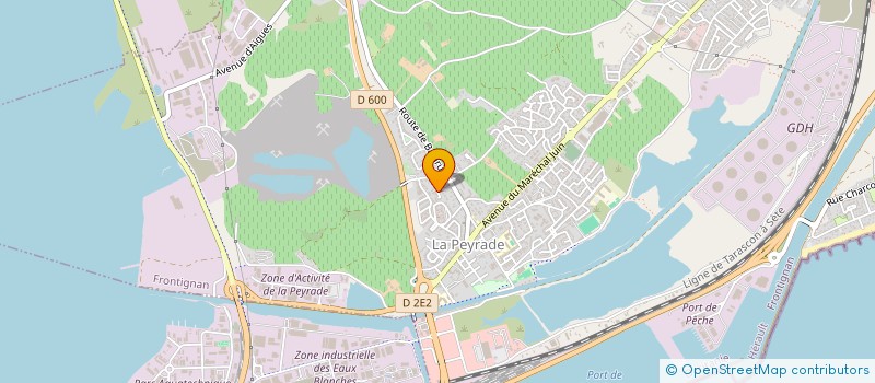 localisation de l'entreprise MONSIEUR LAURENT ESCRIG à FRONTIGNAN