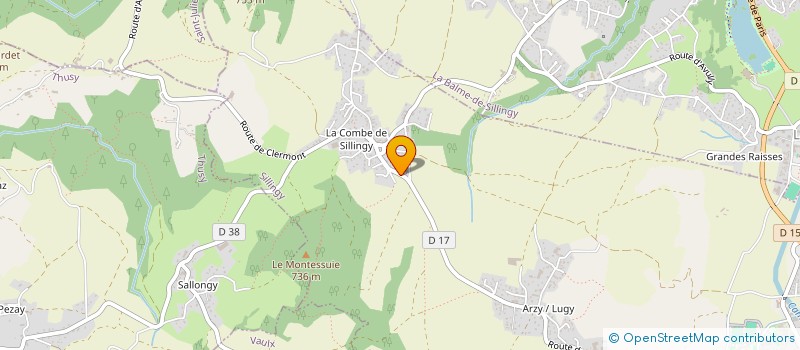 localisation de l'entreprise MONSIEUR LAURENT ESPARZA  SILLINGY